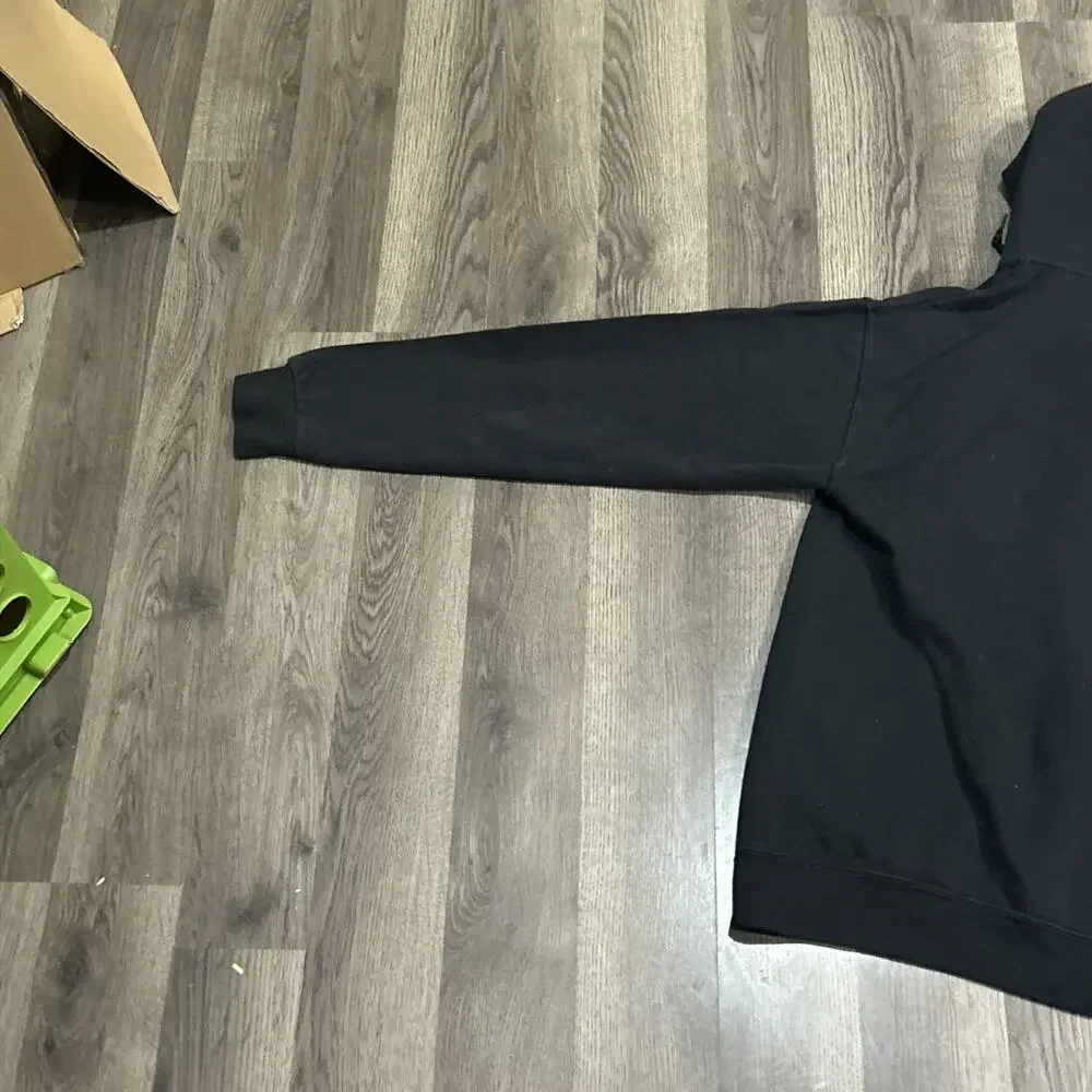Men’s Small Bowery Supply Co. Black Skeleton Peace Hoodie